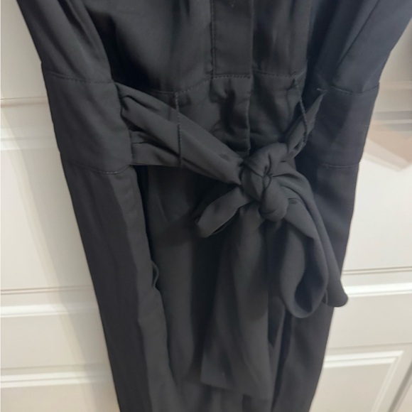 Black Breezy Button-Up Dress by Gretchen Scott - Picture 3 of 4